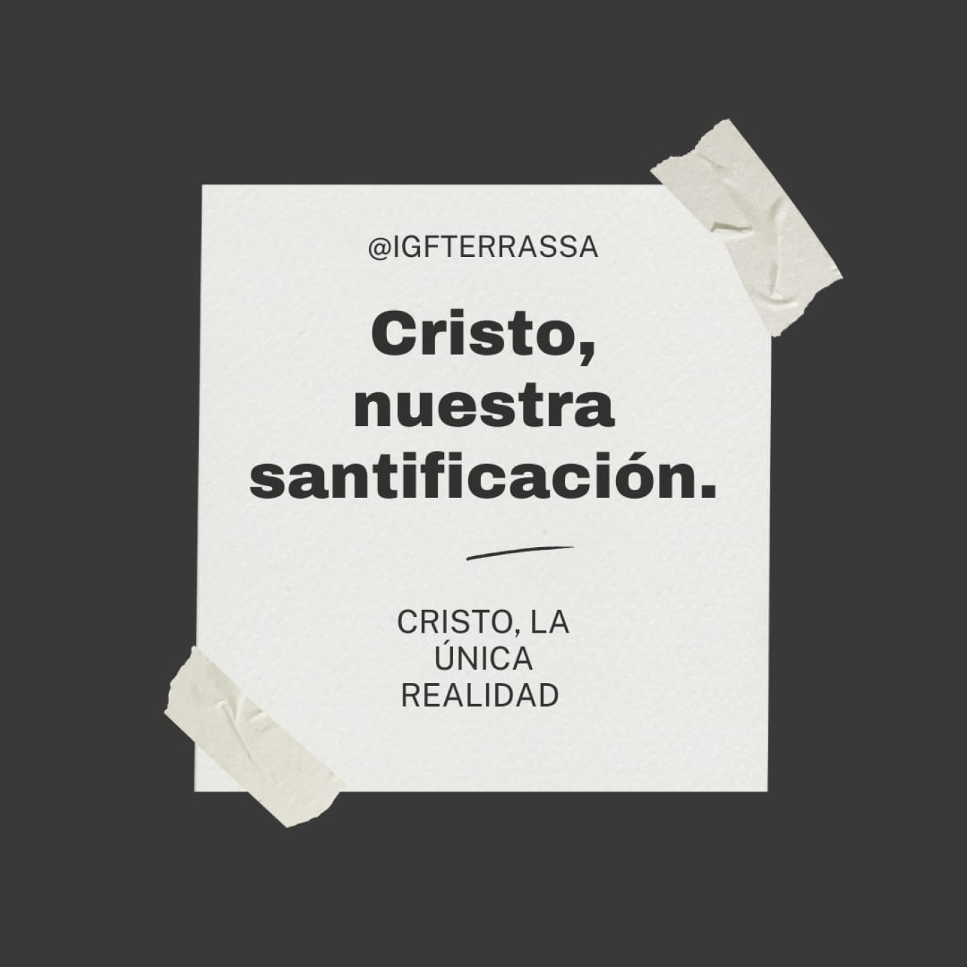 Cristo, nuestra santificación - (Cristo la Única Realidad 26) - Pastor Kenneth Solá episode artwork