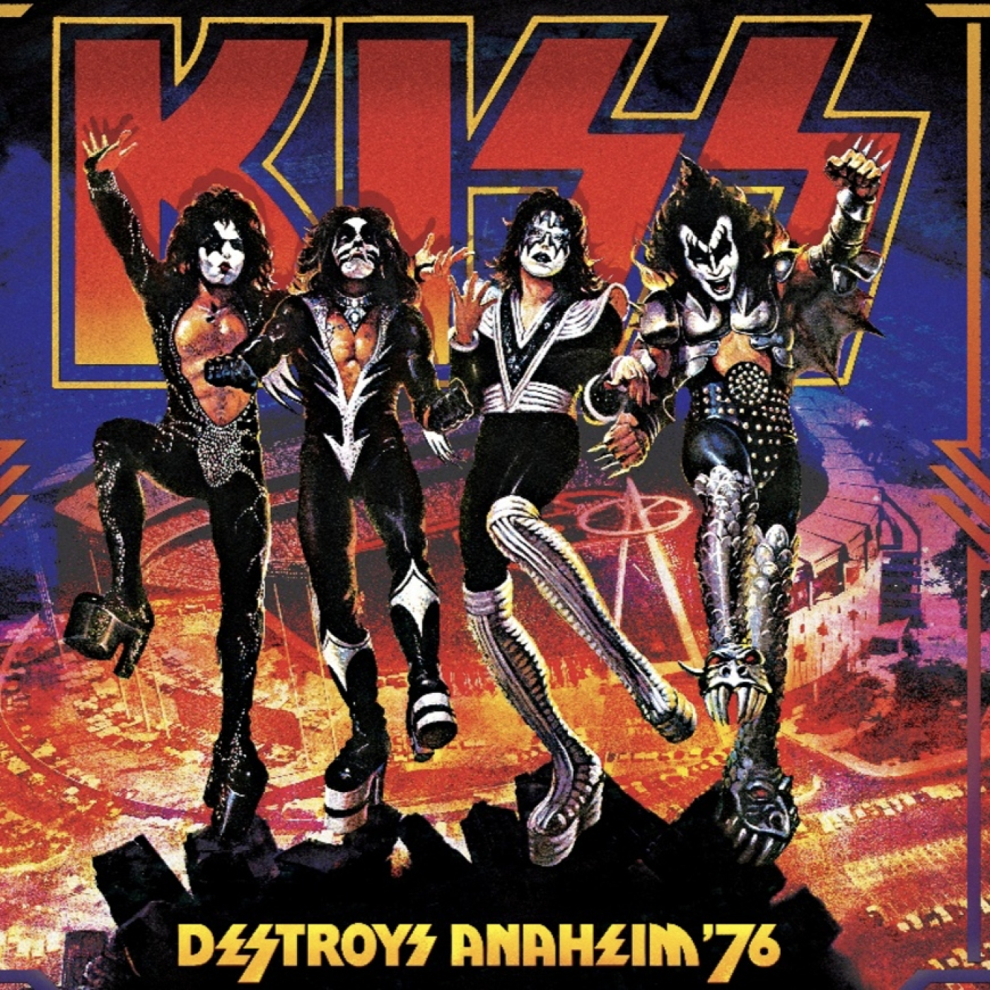 Special Chapter: Great Concerts . Kiss live Anaheim. Destroyer tour. Year 1976 episode artwork