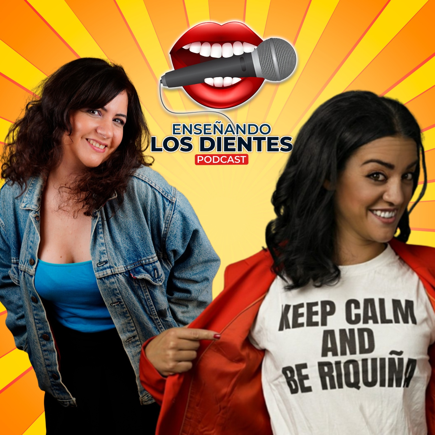 Enseñando los dientes