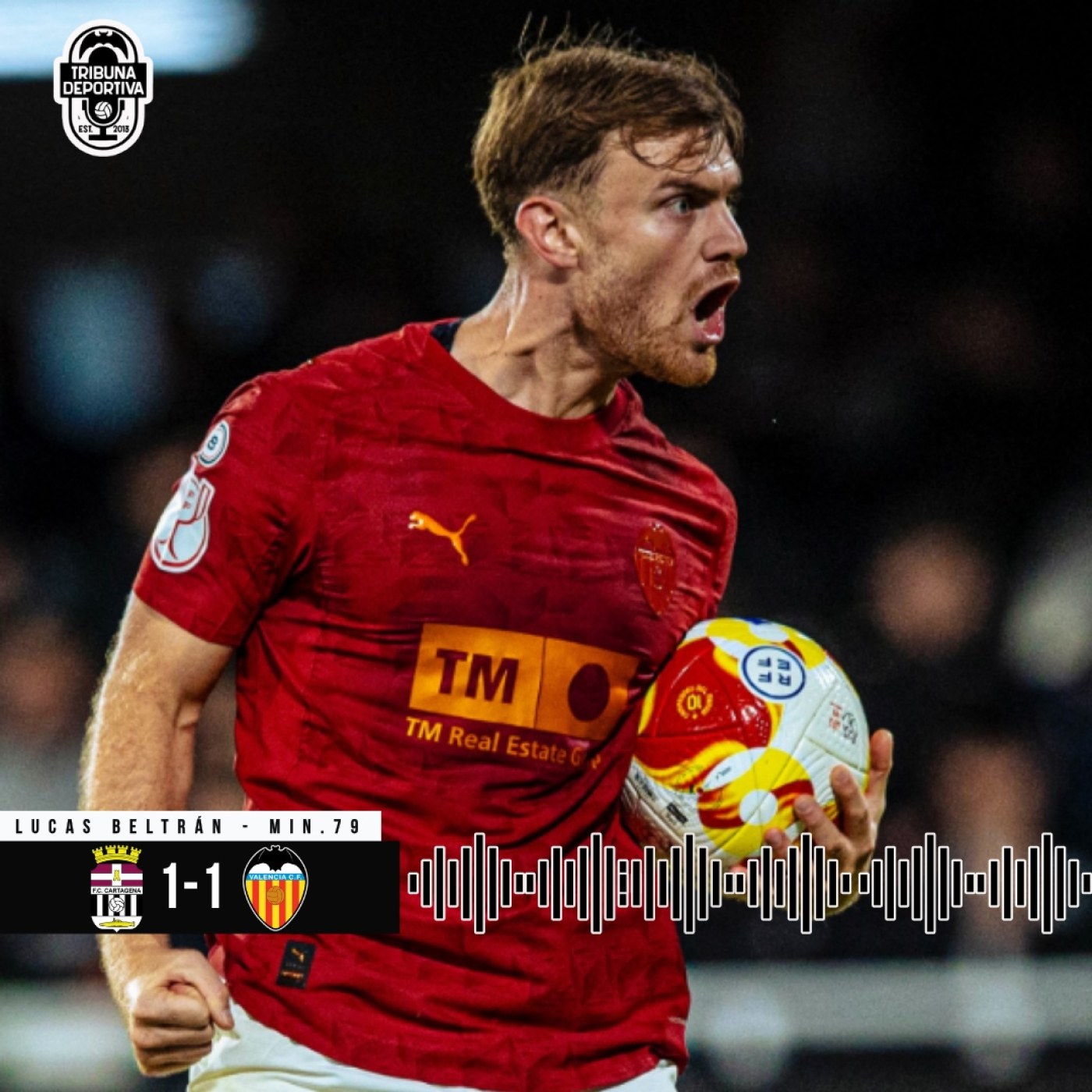 GOL | Lucas Beltrán FC Cartagena 1 - 1 Valencia CF Copa del Rey 1/32 GOL | Lucas Beltrán FC Cartagena 1 - 1 Valencia CF Copa del Rey 1/32