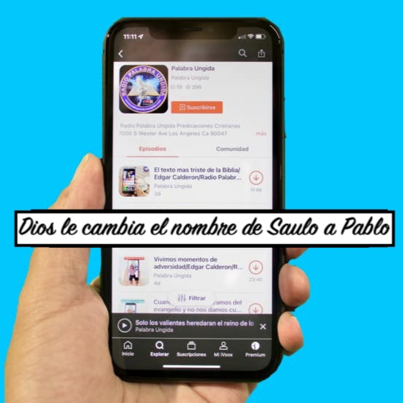 Dios le cambia el nombre de Saulo a Pablo/Edgar Calderon/Radio Palabra Ungida episode artwork