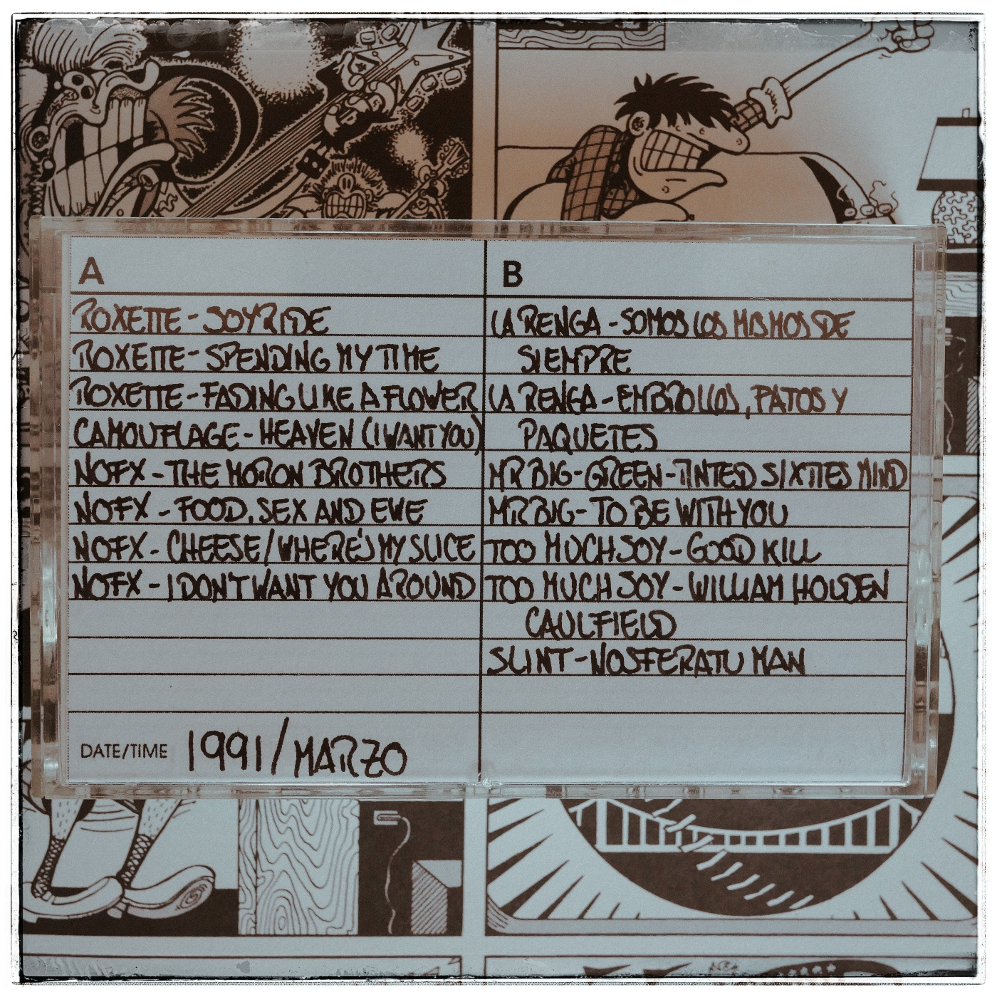 TDK 90s #55 - Marzo 1991 (La Renga - NOFX - Roxette) episode artwork