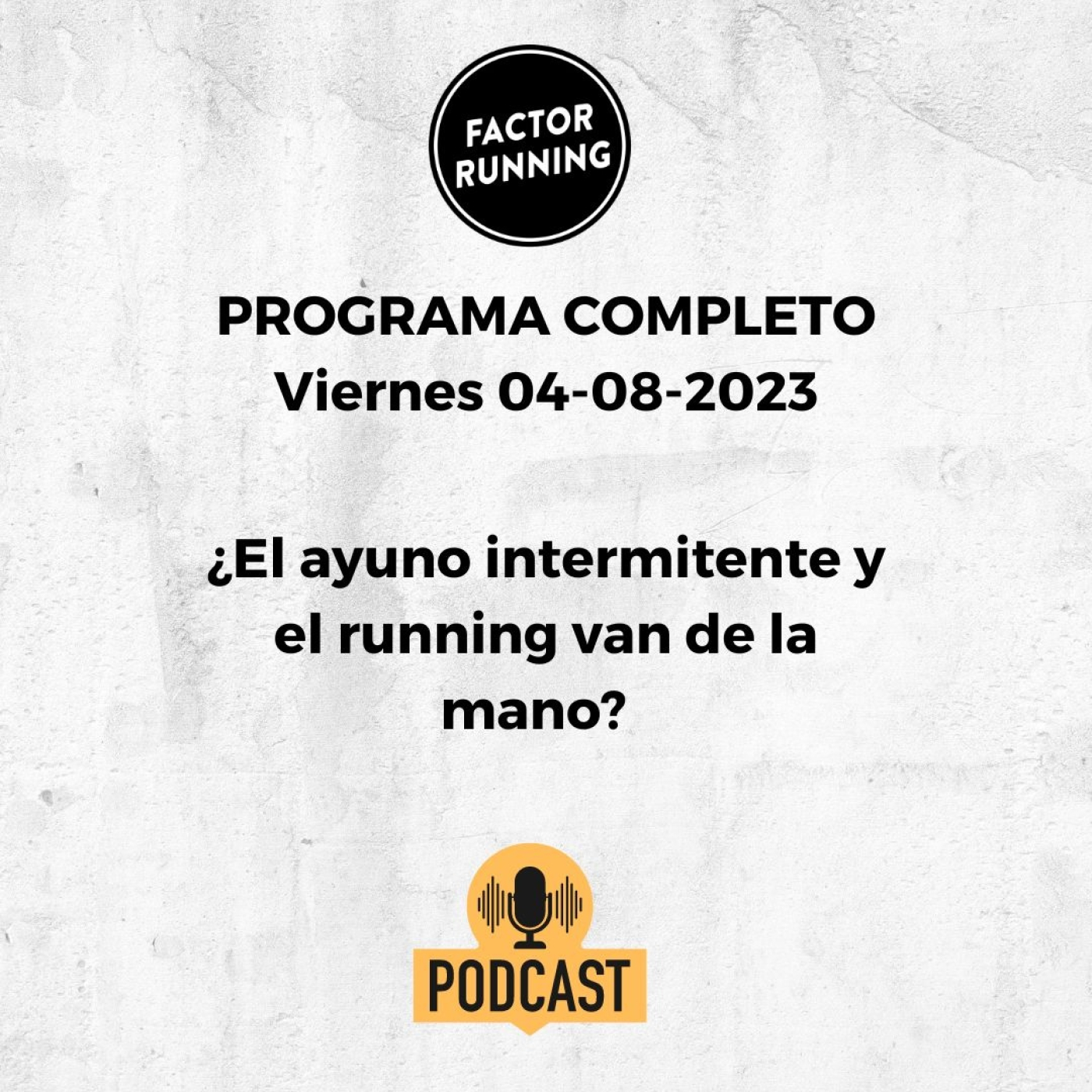 Podcast Factor Running