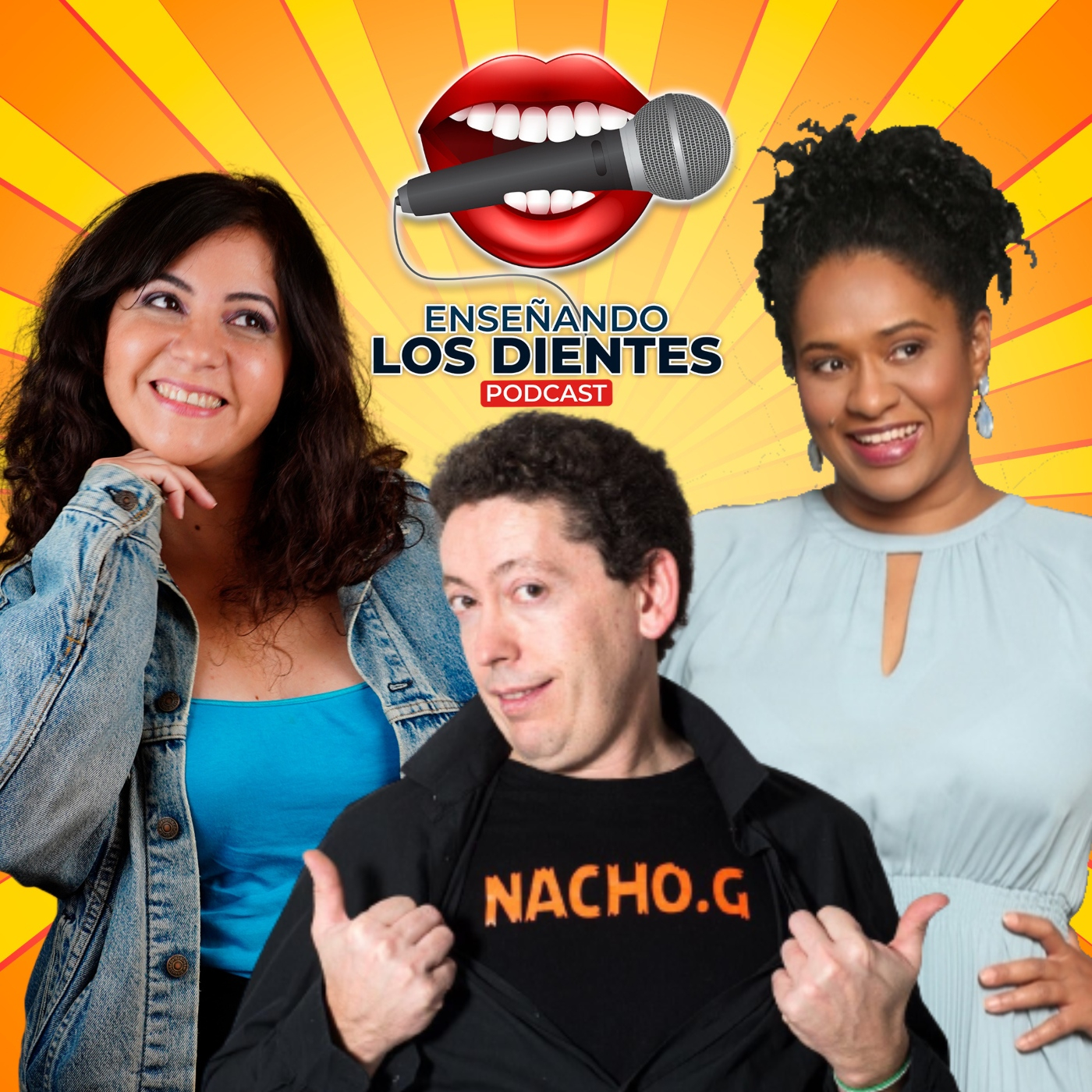 Enseñando los dientes