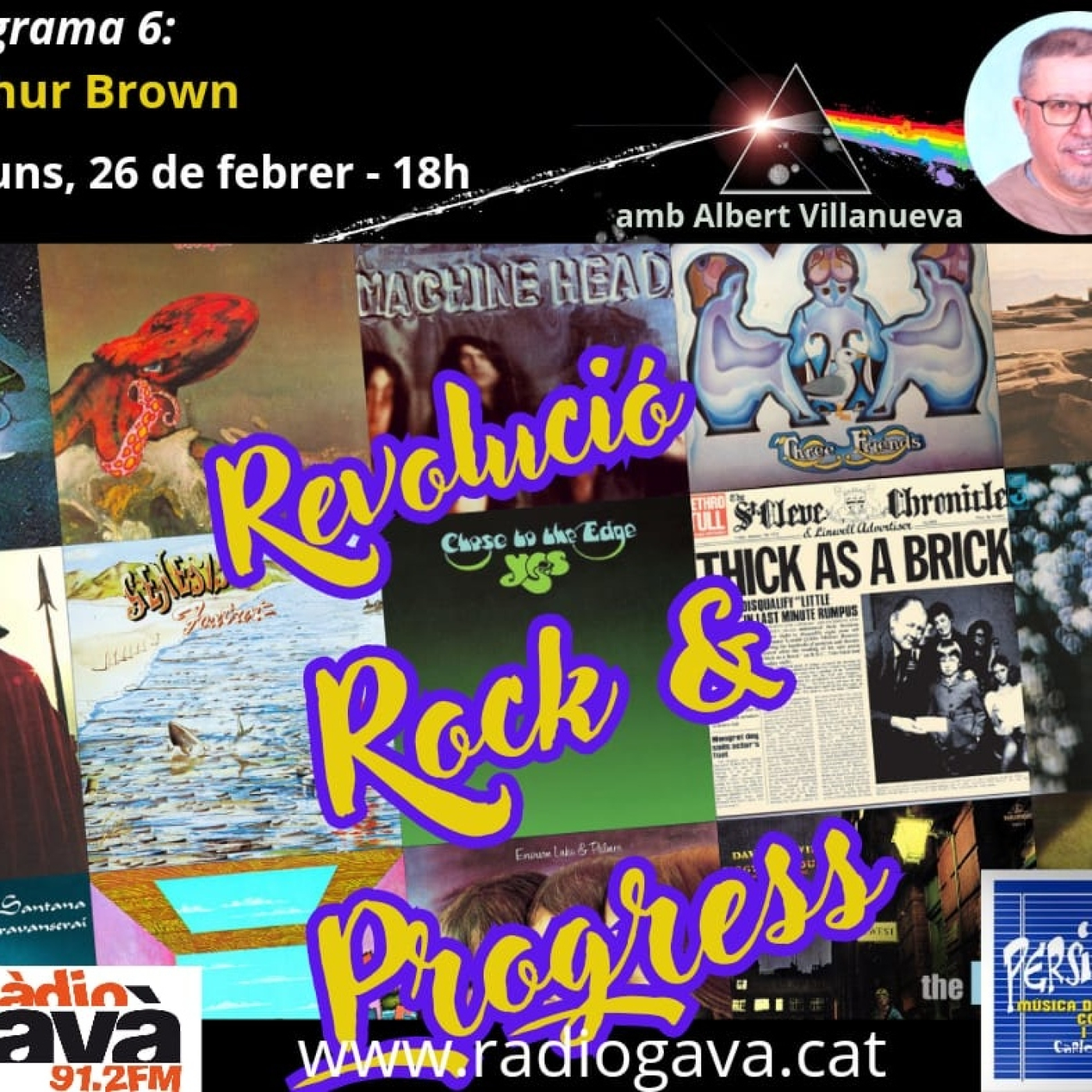 Revolució Rock & Progress amb Albert Villanueva - 26 - Febrer - 2024 episode artwork