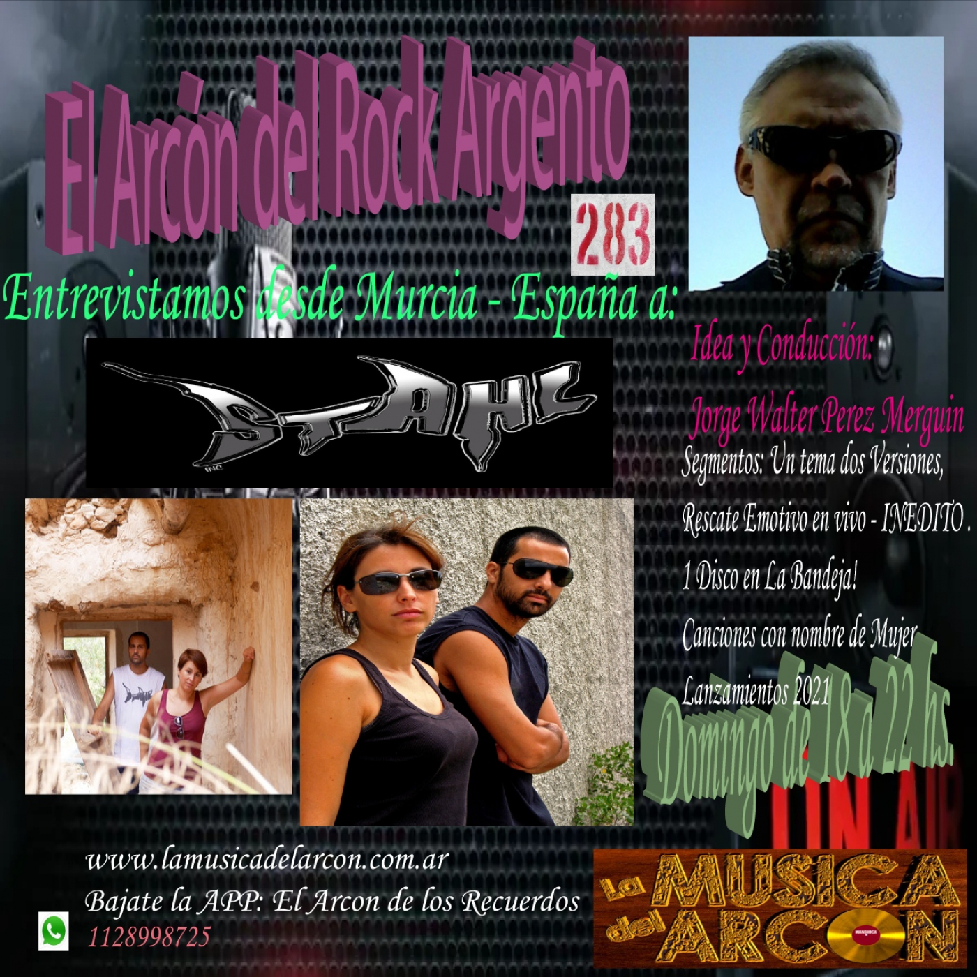 El Arcon del Rock Argento - Emision n° 283 cn Stahl Inc - 96 10-04-2022 episode artwork