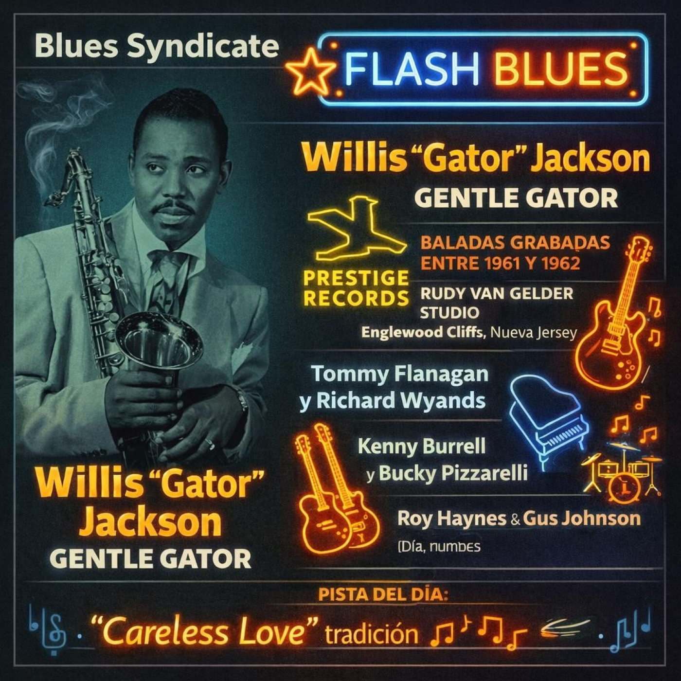 FLASH BLUES - CARELESS LOVE - WILLIS GATOR JACKSON episode artwork