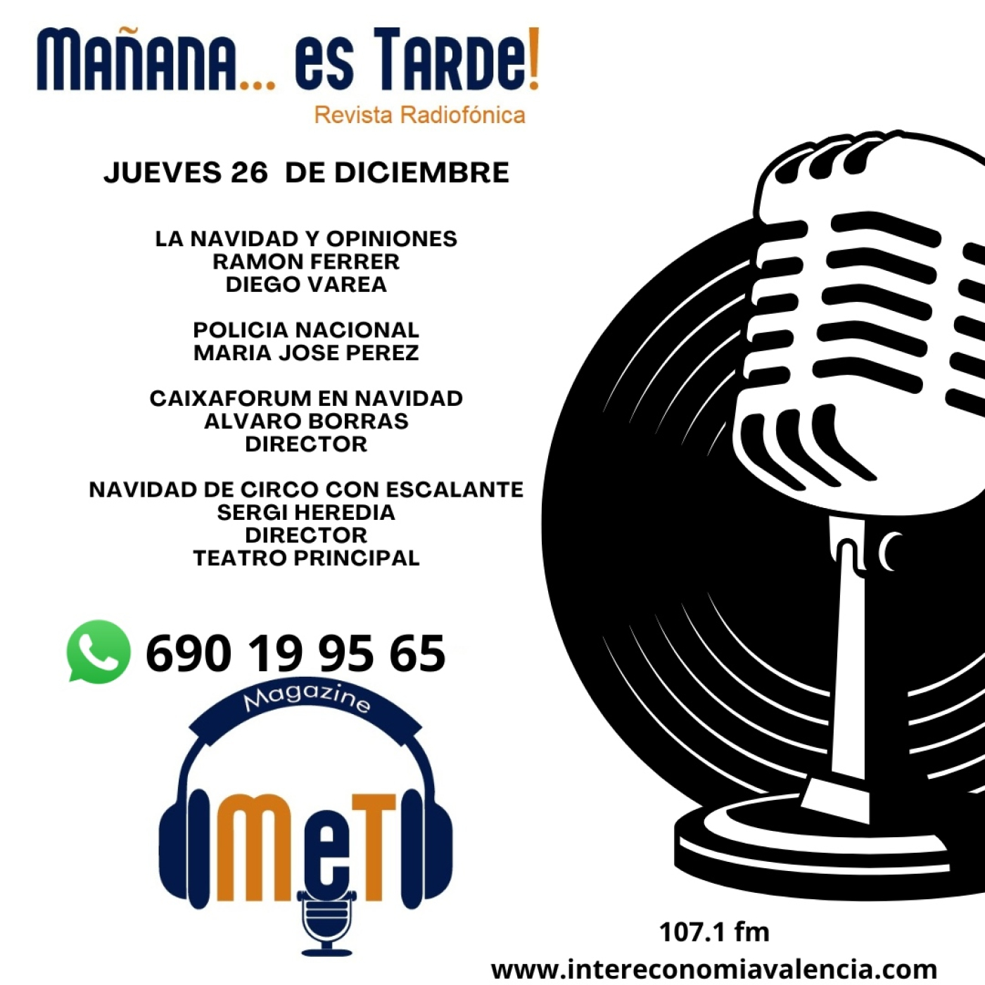 MAÑANA ES TARDE!!! MET