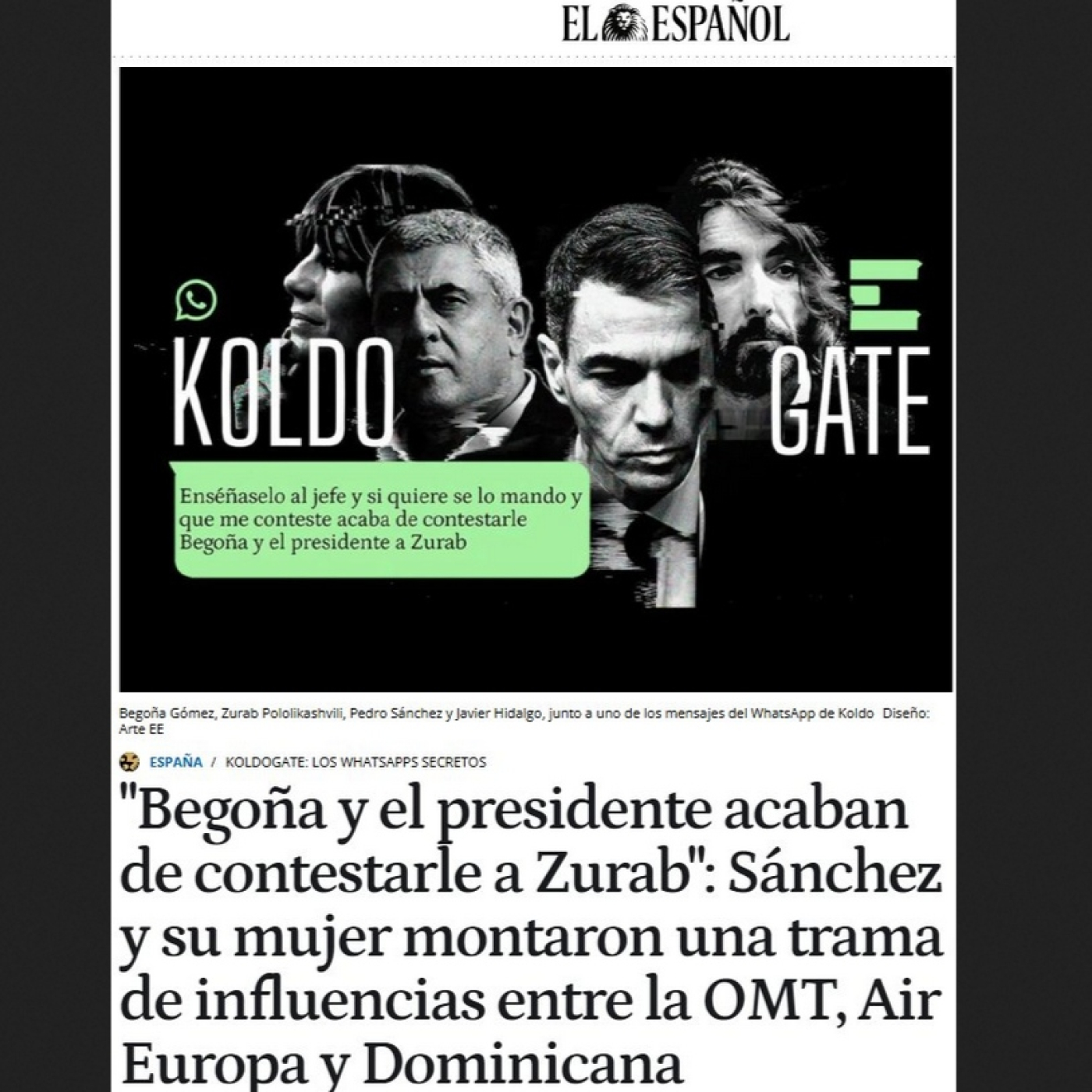 Horizonte diario 10 (16/02/2026): Koldogate: Los whatsapps secretos · Ábalos llamó a Delcy antes de ir a prisión