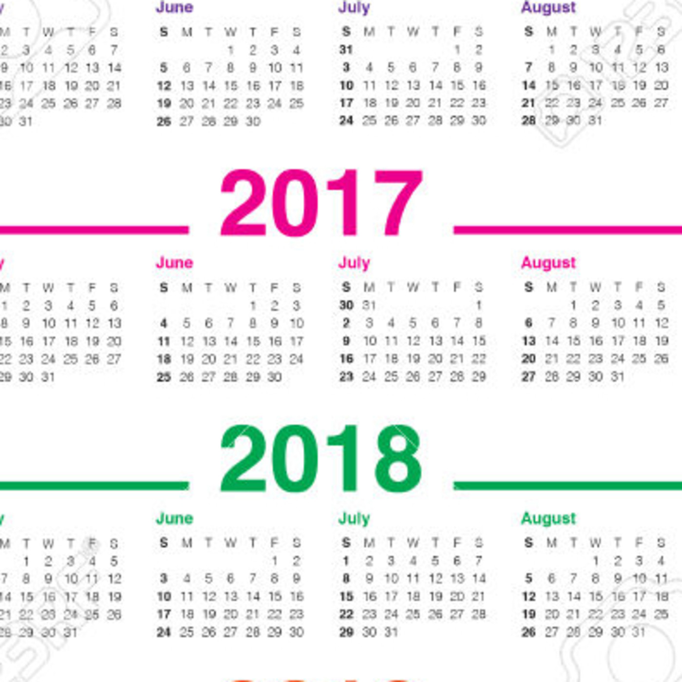 2017  y  2018