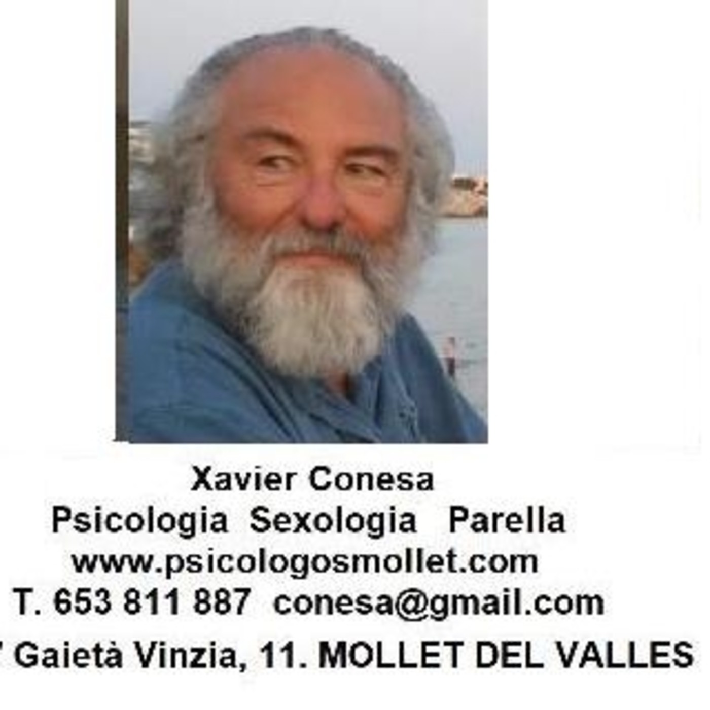 Sexualitat. Xavier Conesa Lapena. Entrevista