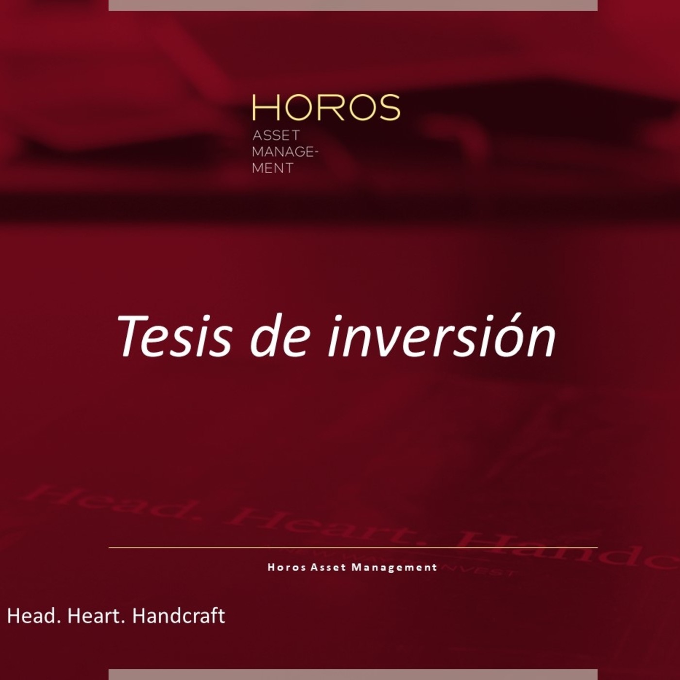 Tesis de inversión