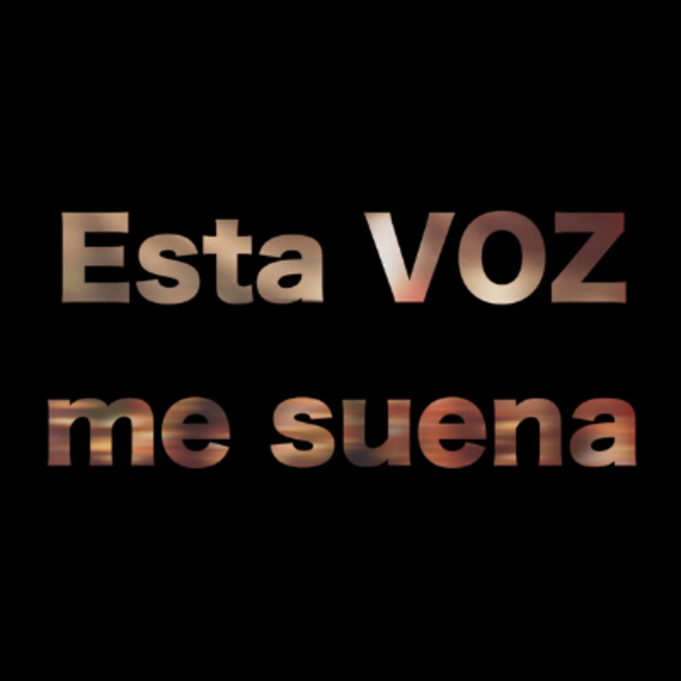 Esta VOZ me suena