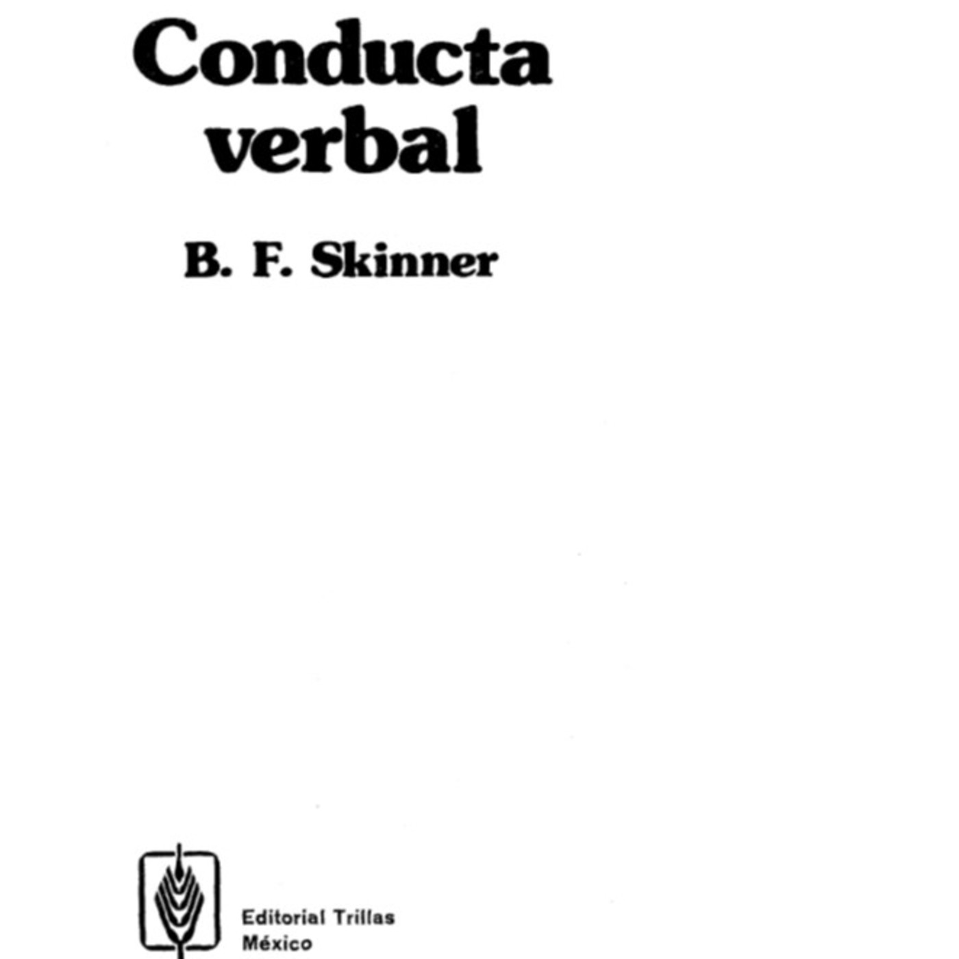 CONDUCTA VERBAL