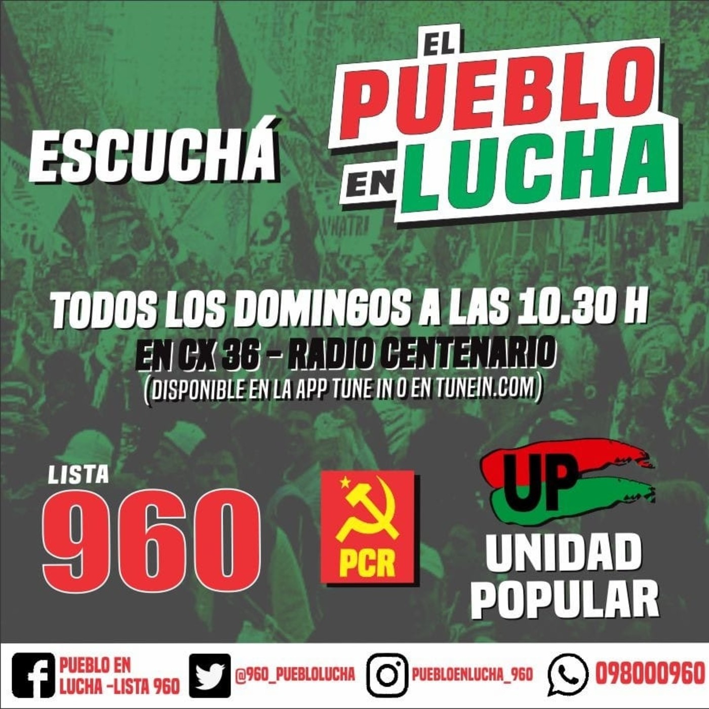 El Pueblo en Lucha - Lista 960 UP