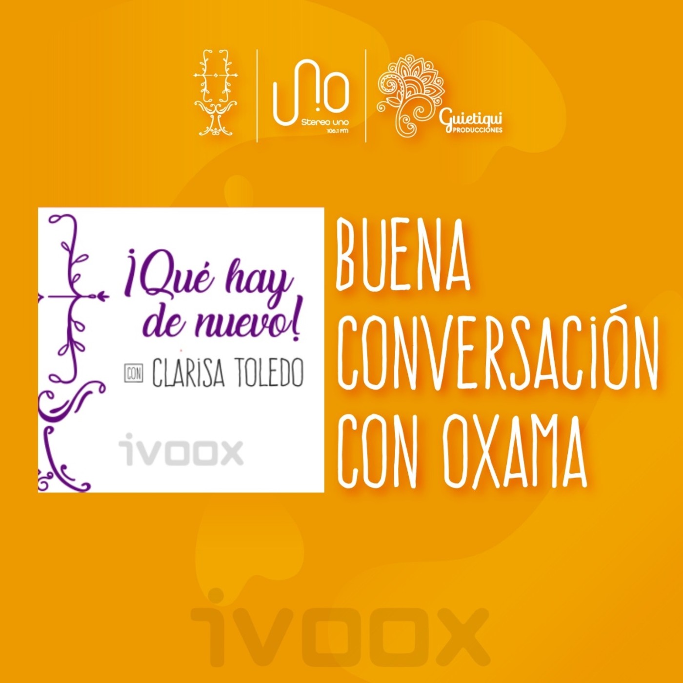 Buena conversación con Oxama