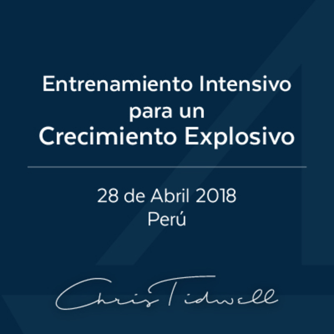 Entrenamiento Intensivo 28 de Abril / Perú