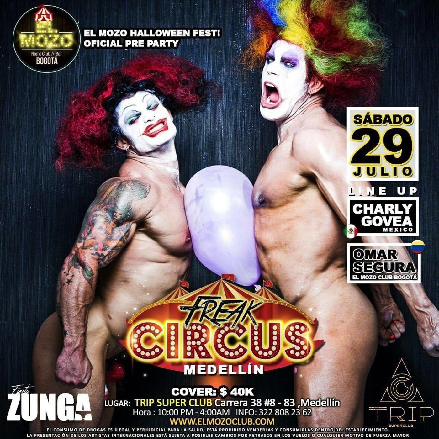 CHARLY GOVEA-FREAK CIRCUS BY MOZO (MEDELLIN COL)