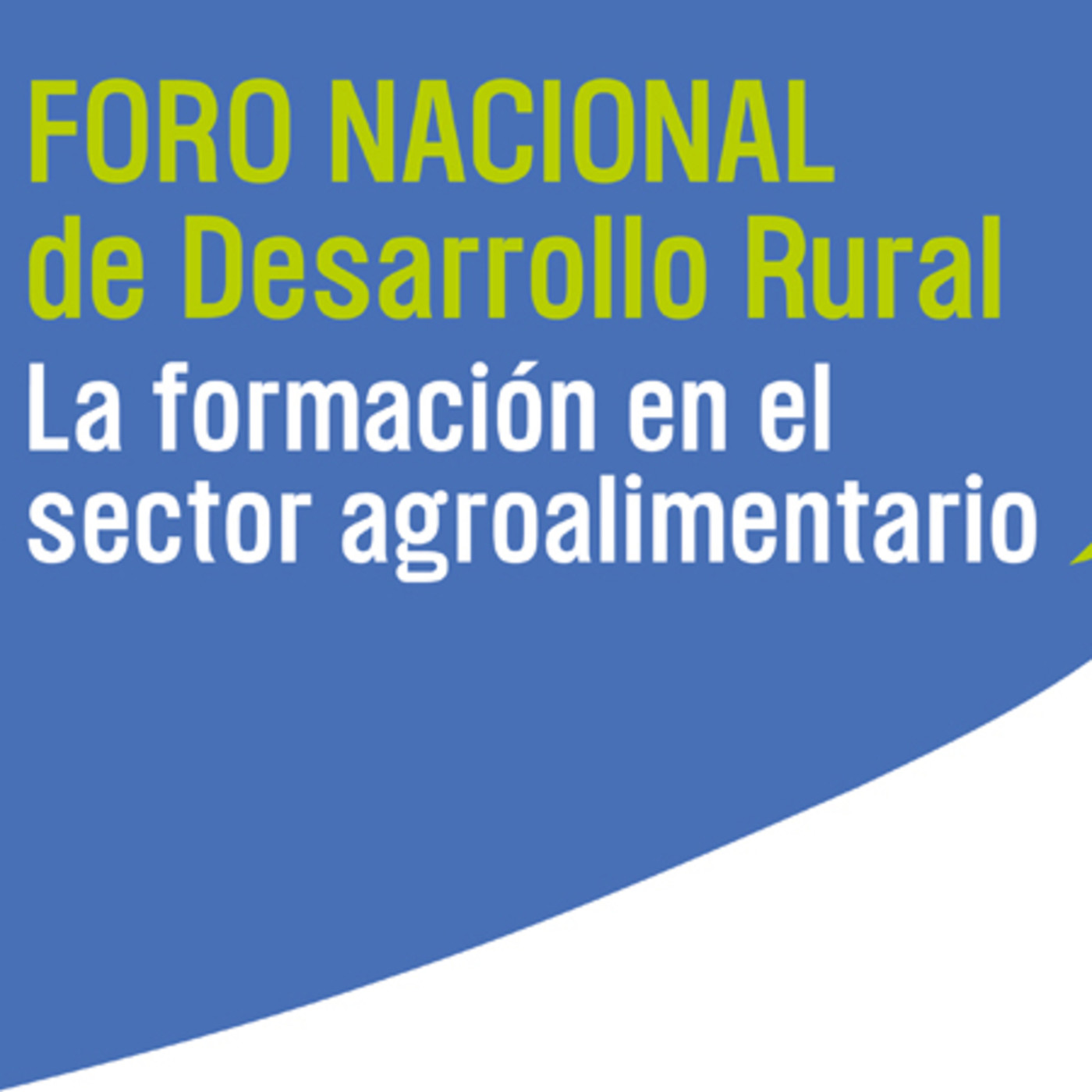 VII Foro Nacional Desarrollo Rural