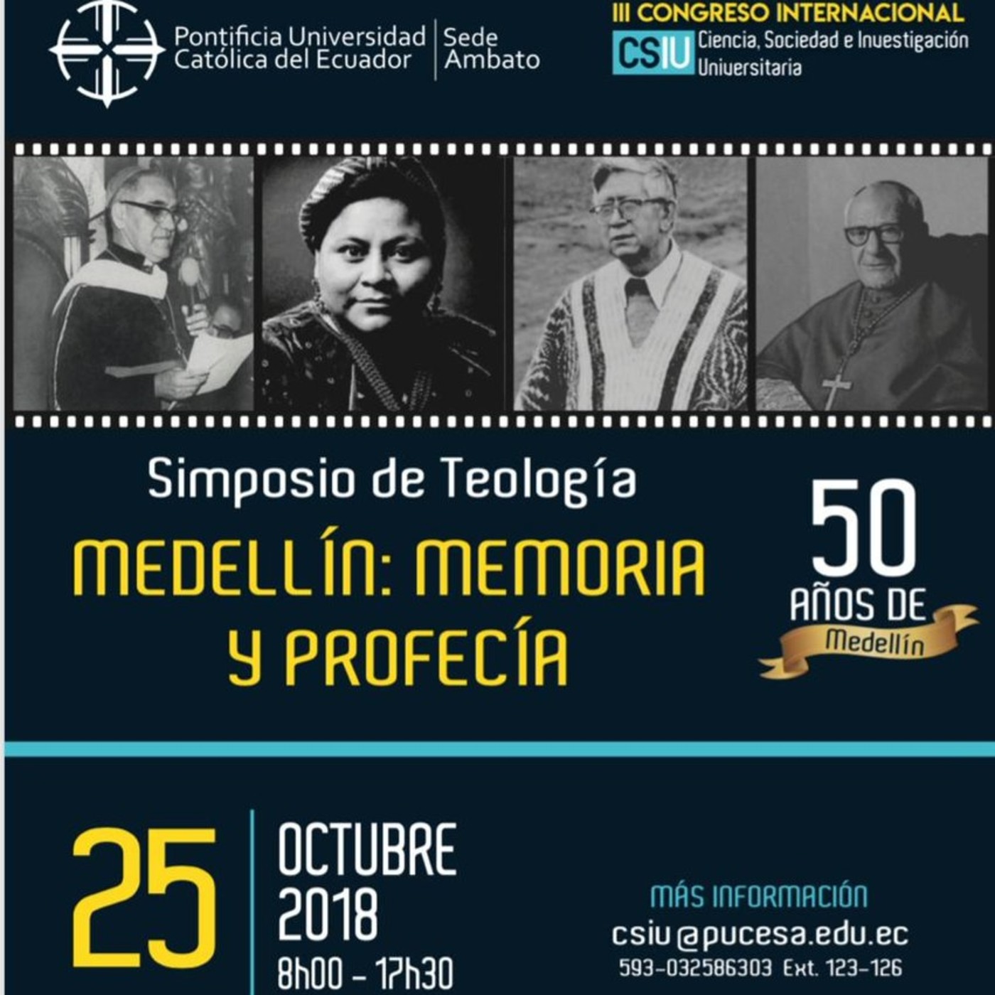 SIMPOSIO DE TEOLOGÍA. MEDELLÍN: MEMORIA Y PROFECÍA