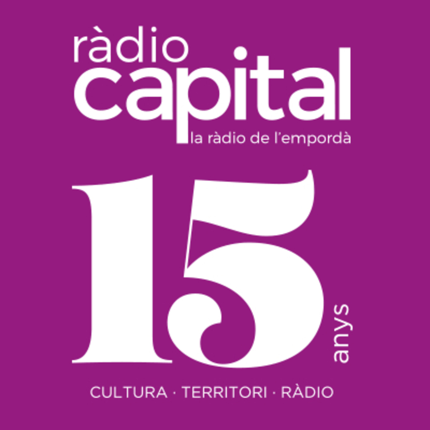 Ràdio Capital 15 anys. Cultura · Territori · Ràdio