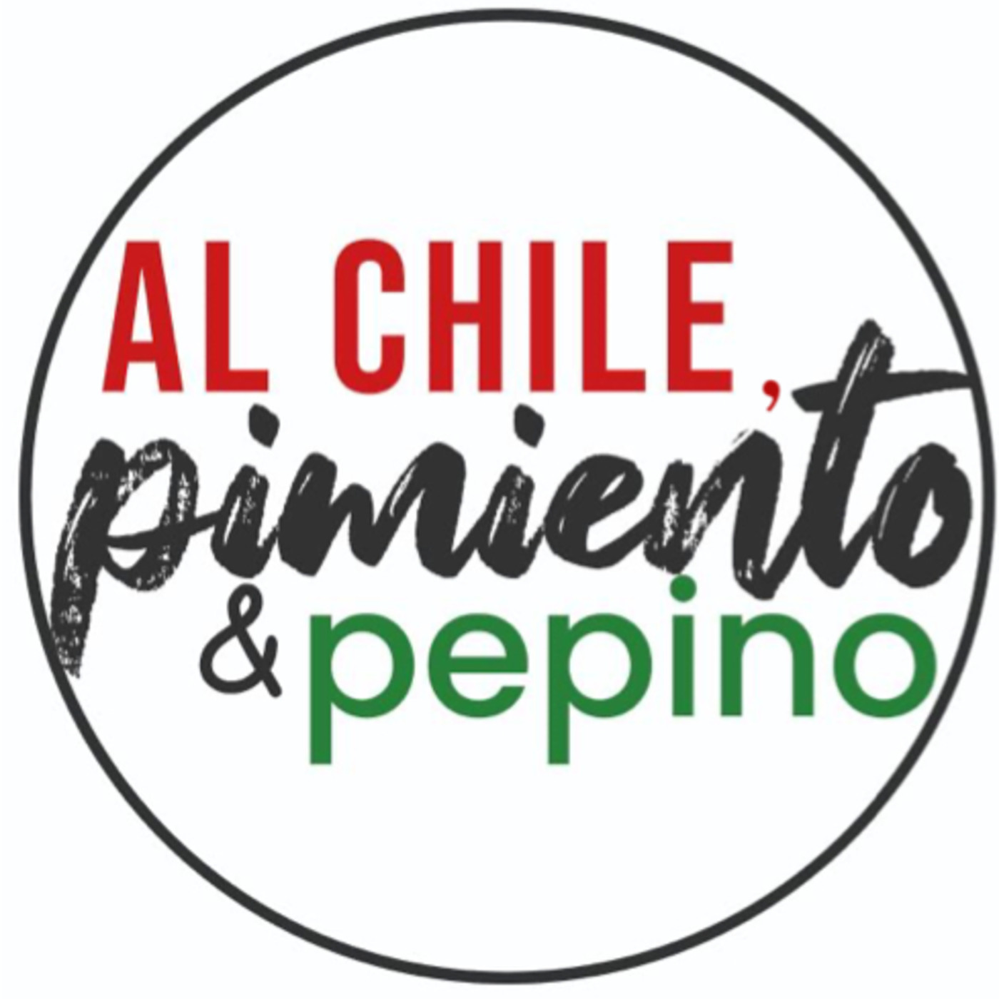 Al chile, pimiento y pepino