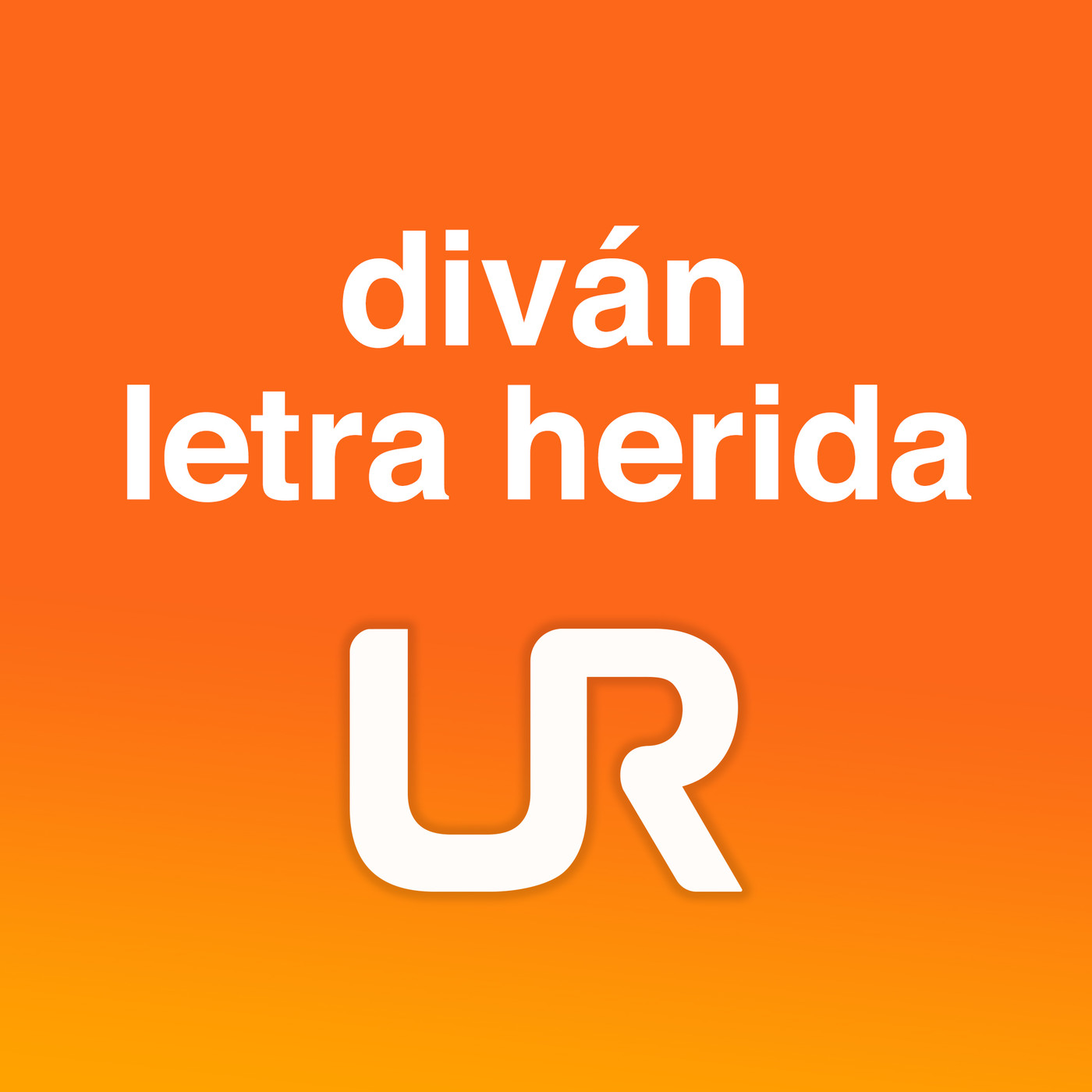 DIVÁN LETRA HERIDA