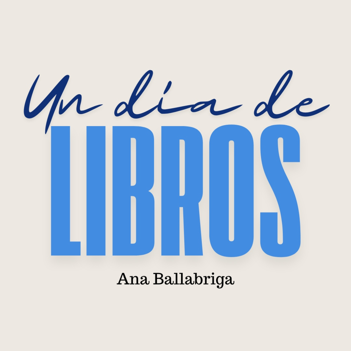 UN DÍA DE LIBROS con Ana Ballabriga