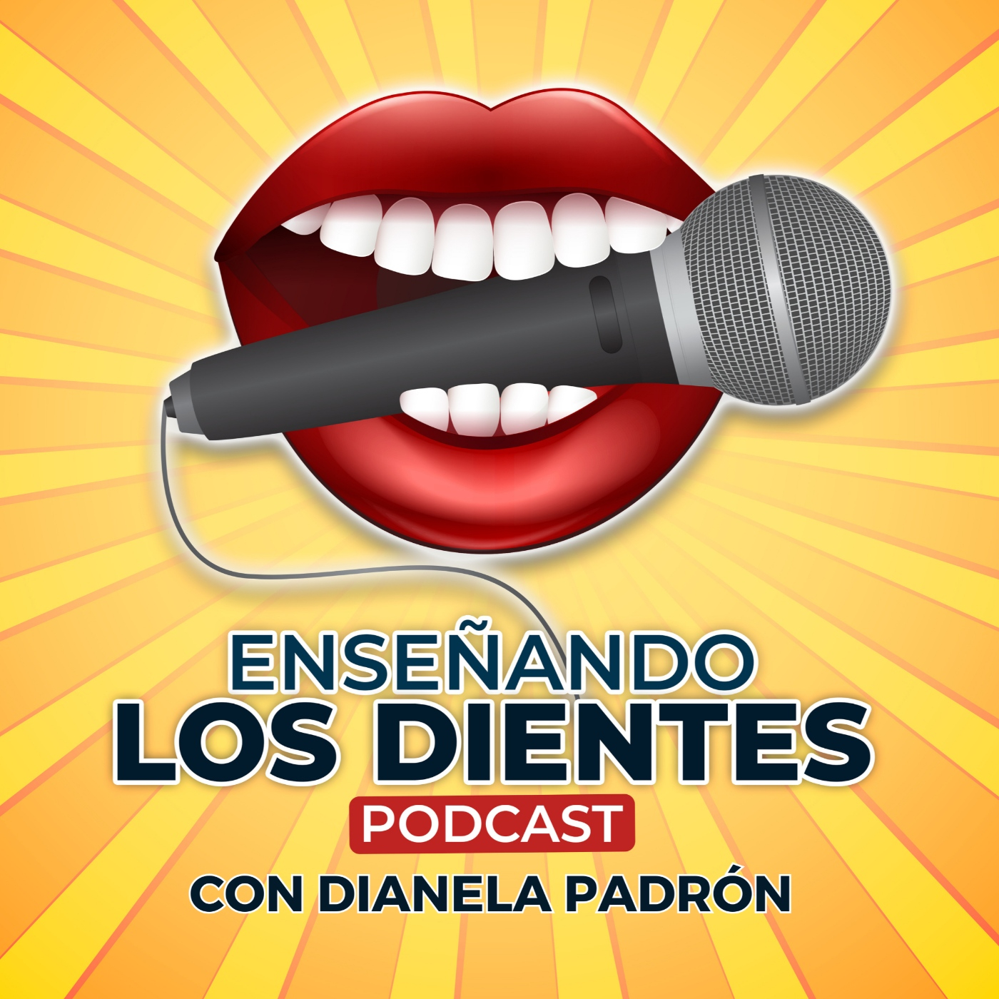 Enseñando los dientes